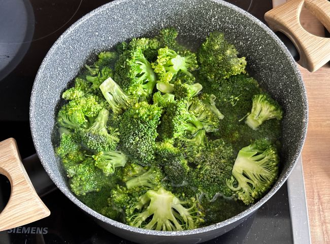 Brokkoli kochen für Auflauf