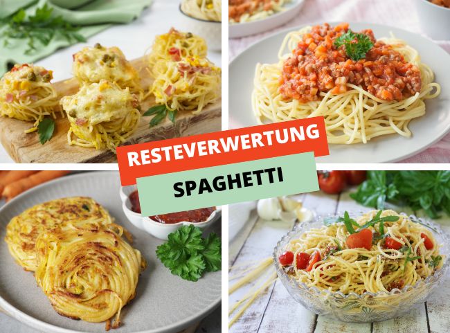 Resteverwertung Spaghetti vom Vortag
