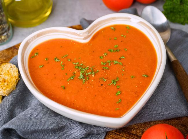 Schnelle Tomatensuppe