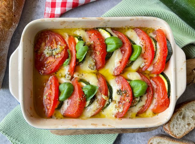 Zucchini-Tomaten-Auflauf